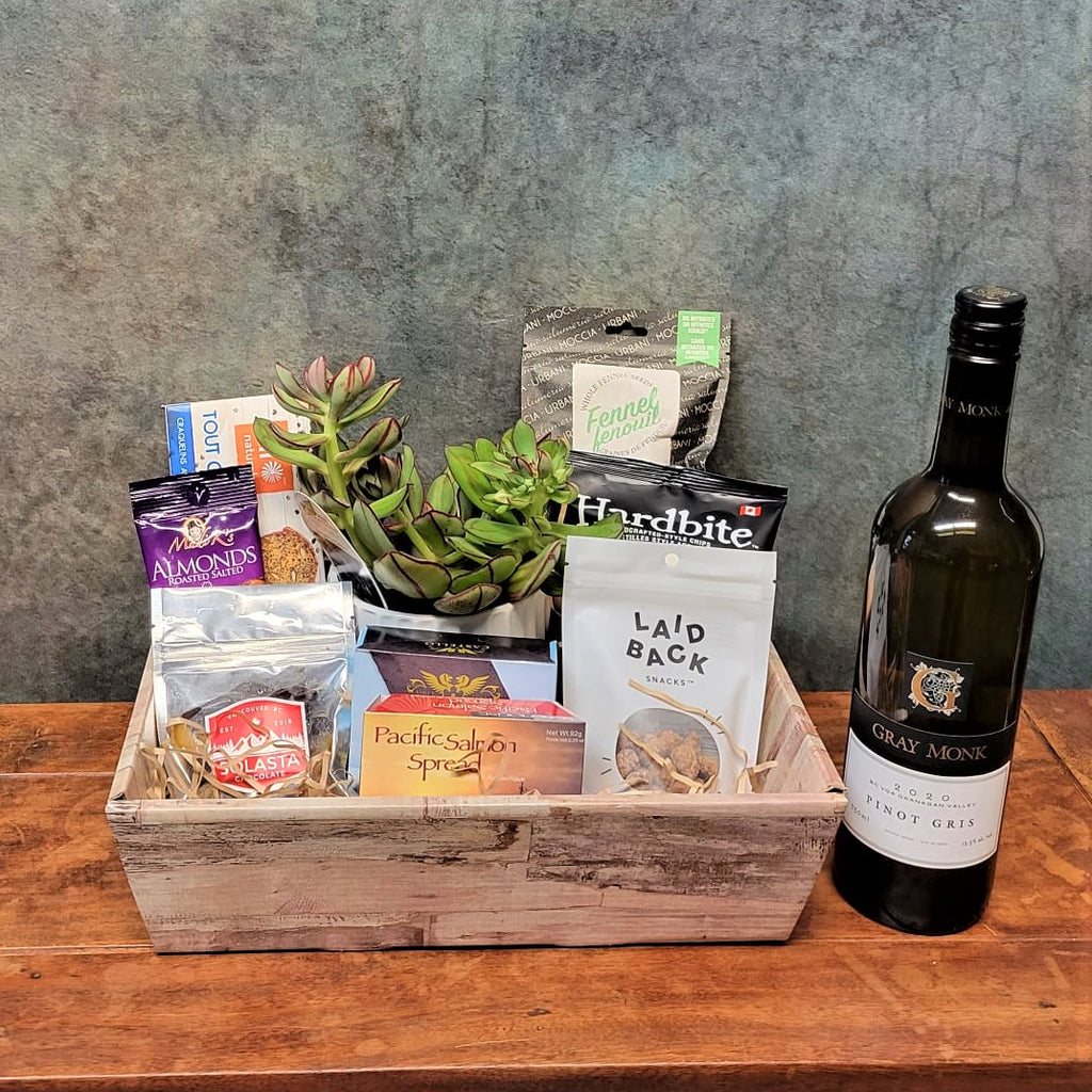 Goodies and Succulent Gift Tray