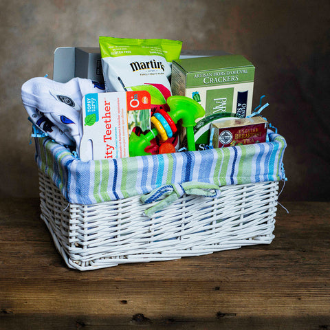 Basket Revolution Baby Boy Gift Basket