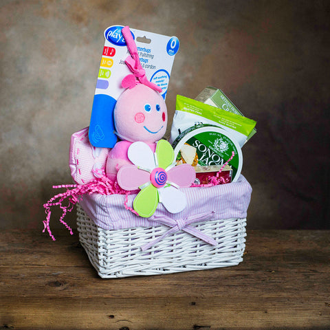 Basket Revolution Baby Girl Gift Basket