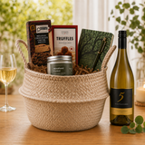 A Night In Gift Basket with Wine & Candle | Vancouver