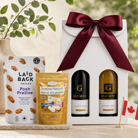 Canadian Wine Duo Gift Box | Basket Revolution