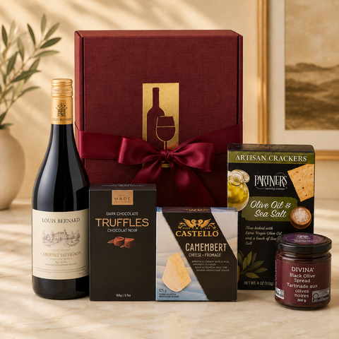 French Wine, Cheese & Truffles Gift Box