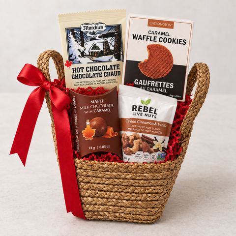 Let It Snow gift basket by Basket Revolution