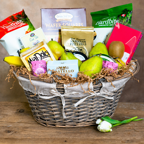 Savory Treats Fruit & Cheese Gift Basket