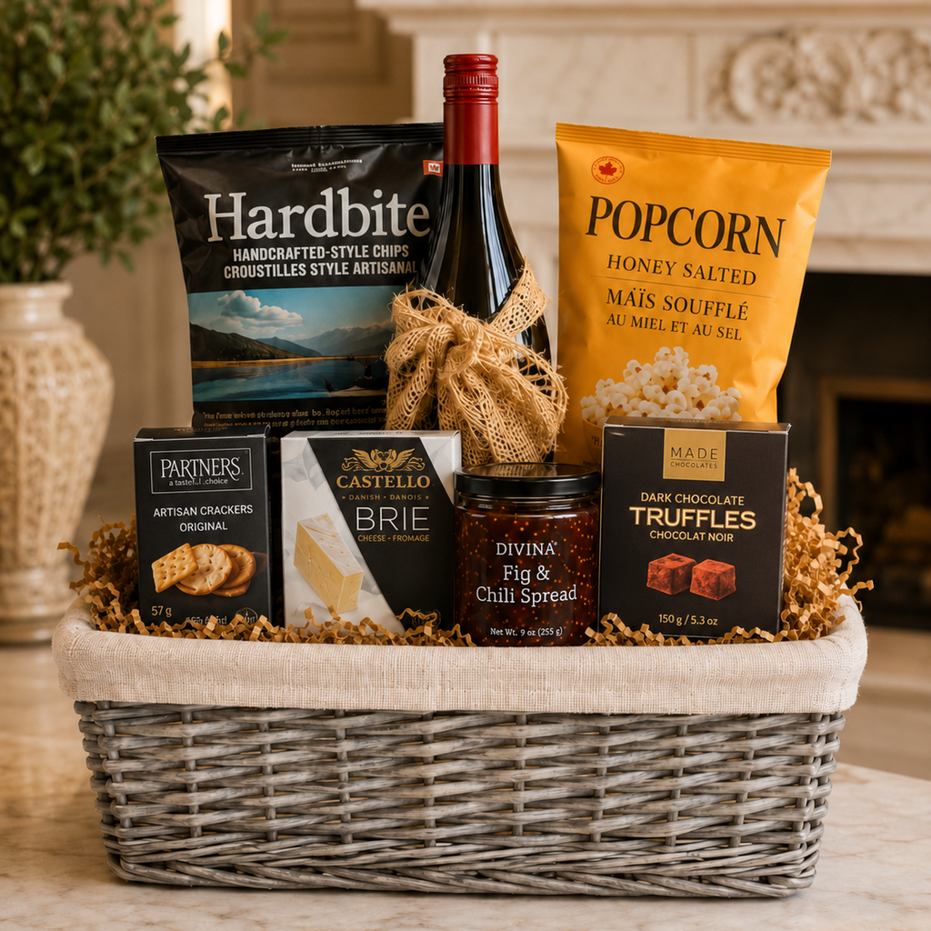 Wine Appreciation Gift Basket Vancouver | Popular Wine Gift