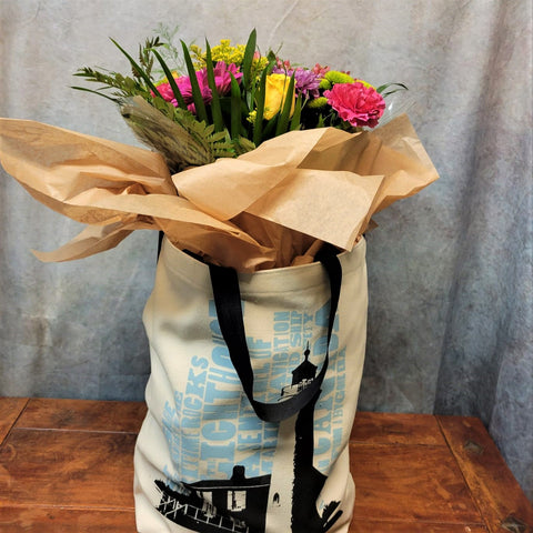 Flower and Goodies Bag