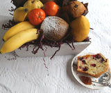 Fresh Fruit and Baked Muffins - Gift Basket Vancouver- Detail - Basket Revolution Gifts
