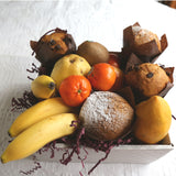 Fresh Fruit and Baked Muffins - Gift Basket Vancouver- Basket Revolution Gifts