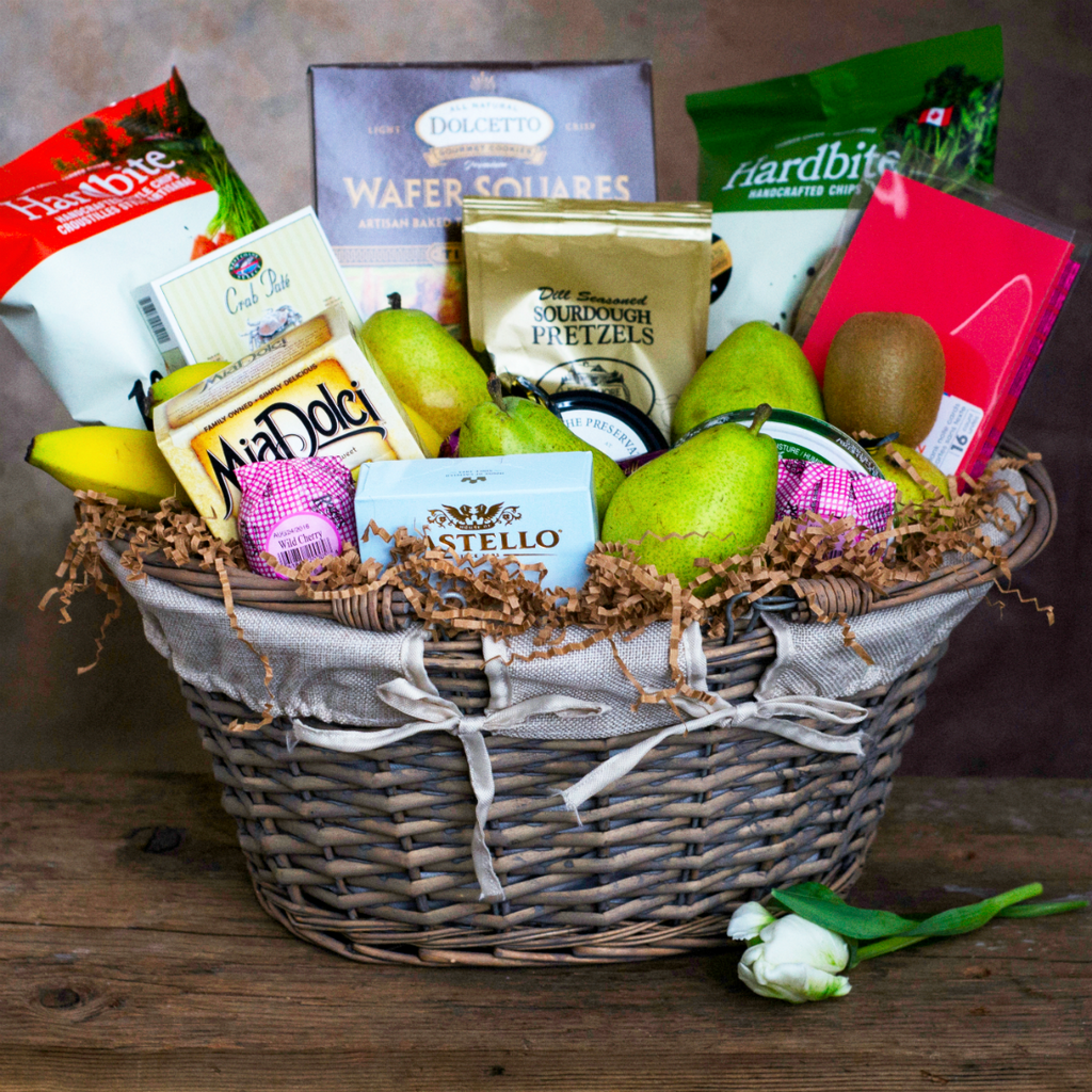 Basket Revolution | Fruit, Cheese and Crackers Gift basket