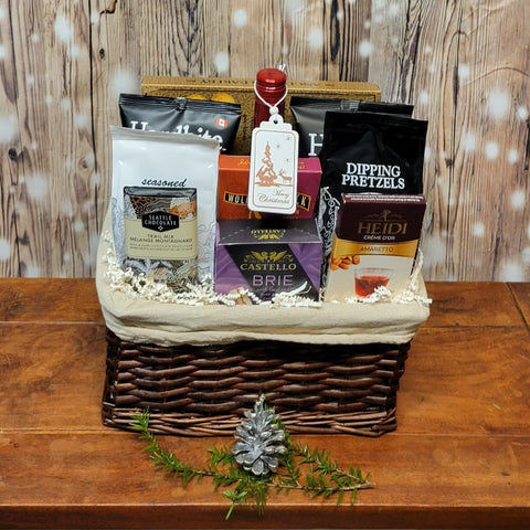 Wine Appreciation Gift Basket - Christmas Edition